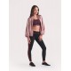 Legging Superslim pancia piatta idratante con fasce laterali Bordeaux