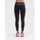 Legging Superslim pancia piatta idratante con fasce laterali Grigio