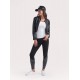 Legging Superslim pancia piatta drenante e idratante con inserti jaquard pitonati