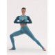 Completo Yoga Donna: Legging e Maglia BEGOOD - Avio