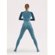 Completo Yoga Donna: Legging e Maglia BEGOOD - Avio