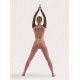 Completo Yoga Donna: Legging e Maglia BEGOOD - Rosa Antico