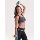Top sportivo double-face idratante e rassodante Grigio - BeGood