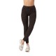 Legging Animalier Zebrato nero-marrone effetto snellente e idratante - BeGood