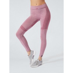 Legging Sport melange tono su tono drenanti e idratanti Fucsia - BeGood