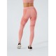 Legging Sport melange tono su tono drenanti e idratanti Salmone- BeGood