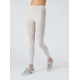 Legging Sport melange tono su tono drenanti e idratanti Grigio Perla- BeGood
