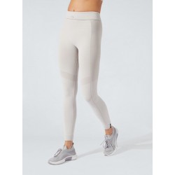 Legging Sport melange tono su tono drenanti e idratanti Grigio Perla- BeGood
