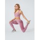 Top Sportivo melange leggero idratante Fucsia - Begood