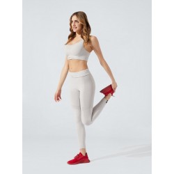 Top Sportivo melange leggero idratante Grigio Perla- Begood