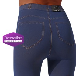Jegging snellente Effetto Push Up  Blu- BEGOOD
