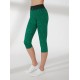 Legging Capri Superslim Fiorato Verde Inglese - BEGOOD