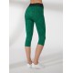 Legging Capri Superslim Fiorato Verde Inglese - BEGOOD