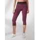 Legging Capri Superslim Fiorato Fucsia - BEGOOD