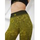 Legging Capri Superslim Fiorato Giallo- BEGOOD
