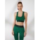 Top Fiorato double-face Verde Prato- BEGOOD