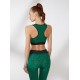 Top Fiorato double-face Verde Prato- BEGOOD
