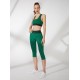 Top Fiorato double-face Verde Prato- BEGOOD