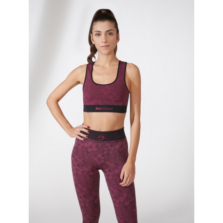 Top Fiorato double-face Verde Prato- BEGOOD