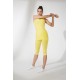 Canotta Modellante Melange Giallo - BEGOOD