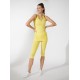 Canotta Modellante Melange Giallo - BEGOOD
