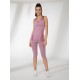 Canotta Modellante Melange Fucsia - BEGOOD
