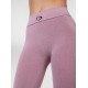 Legging Capri Melange Pancia Piatta Fucsia - BEGOOD