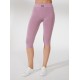 Legging Capri Melange Pancia Piatta Fucsia - BEGOOD