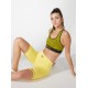 Ciclista Melange Pancia Piatta Giallo - BEGOOD